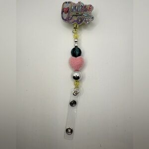 Colorful Nurse Badge Reel